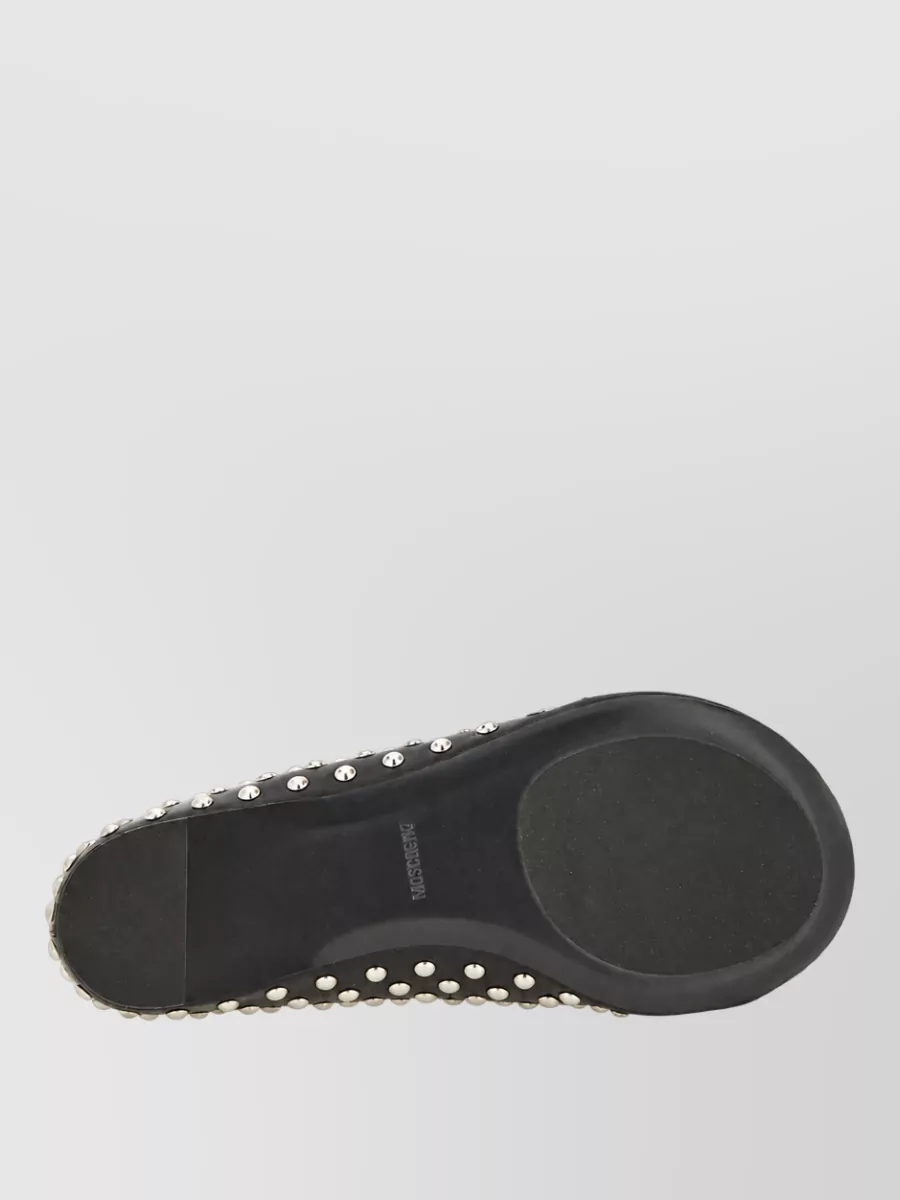 Jil Sander Leather Ballerina Sandals