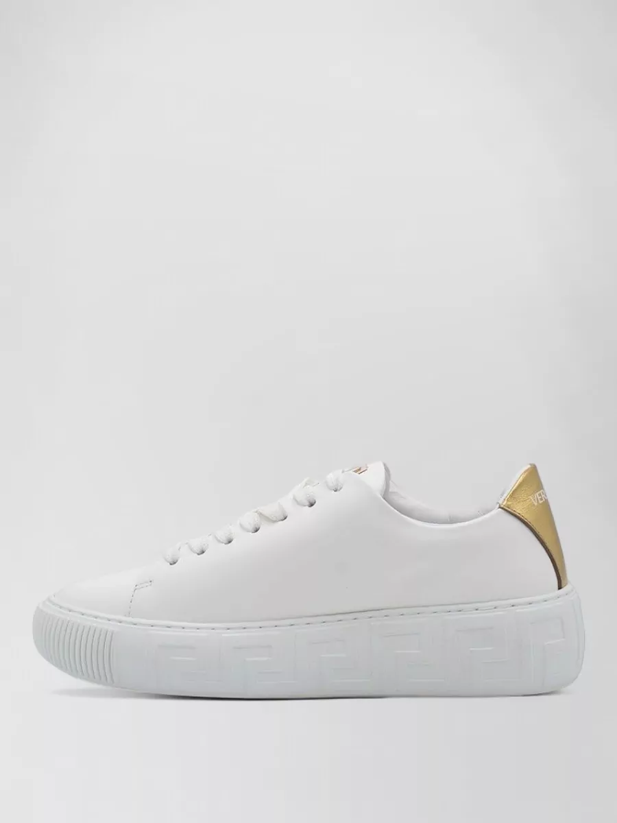 Versace leather low-top sneakers