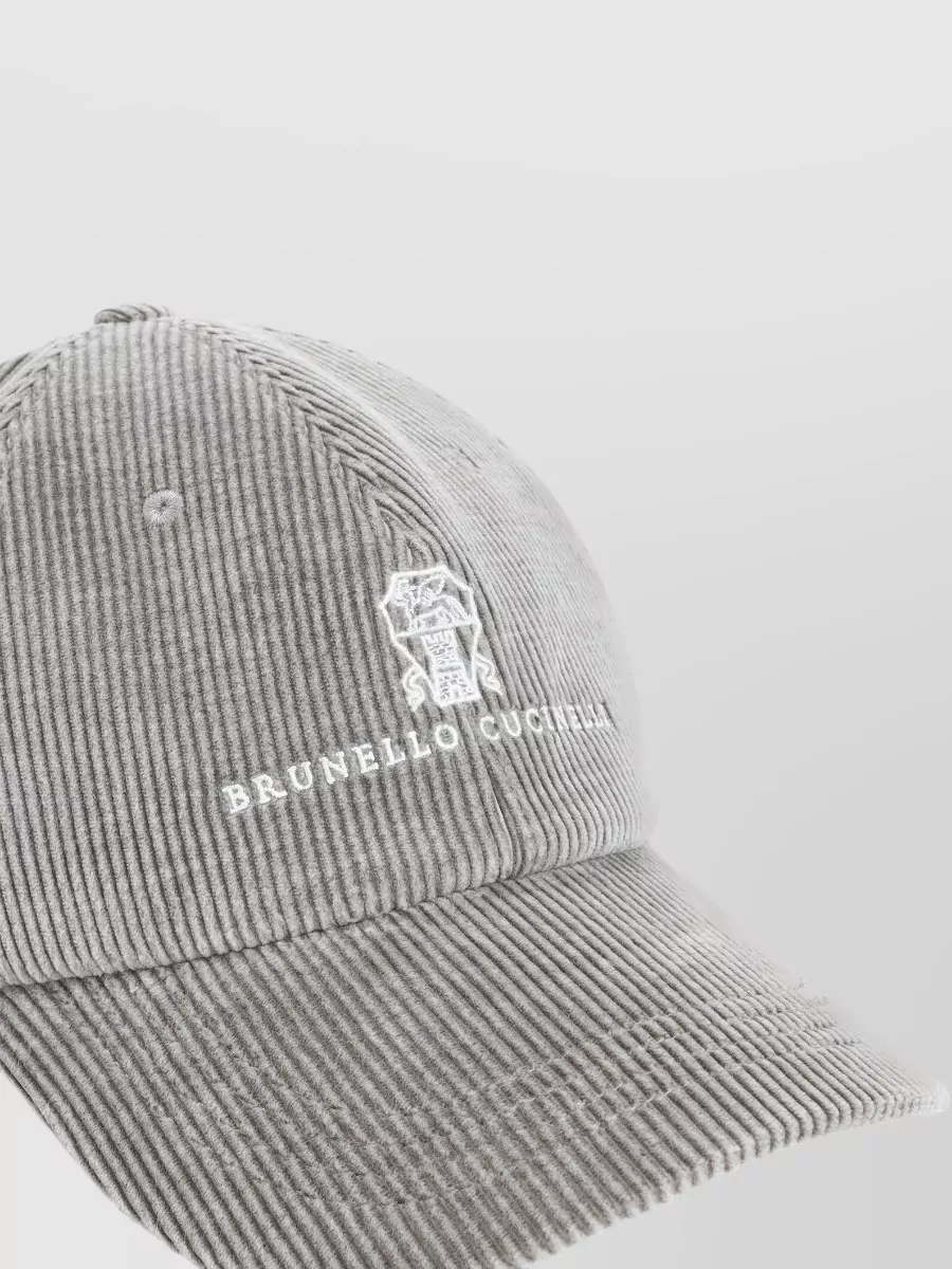 Brunello Cucinelli Ribbed Cashmere Baseball Cap