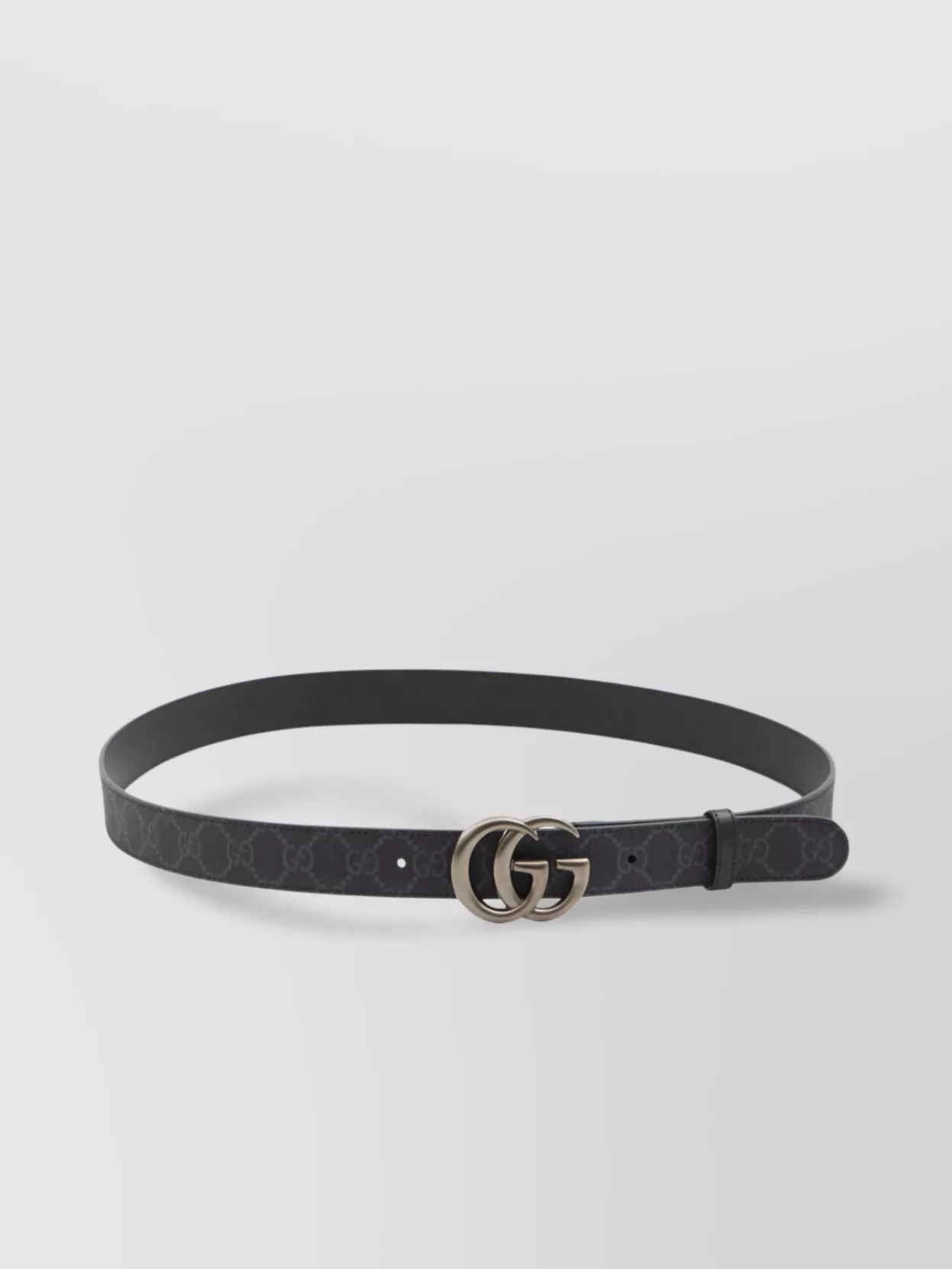 Gucci Gg Marmont Monogram Canvas Belt With Adjustable Fit