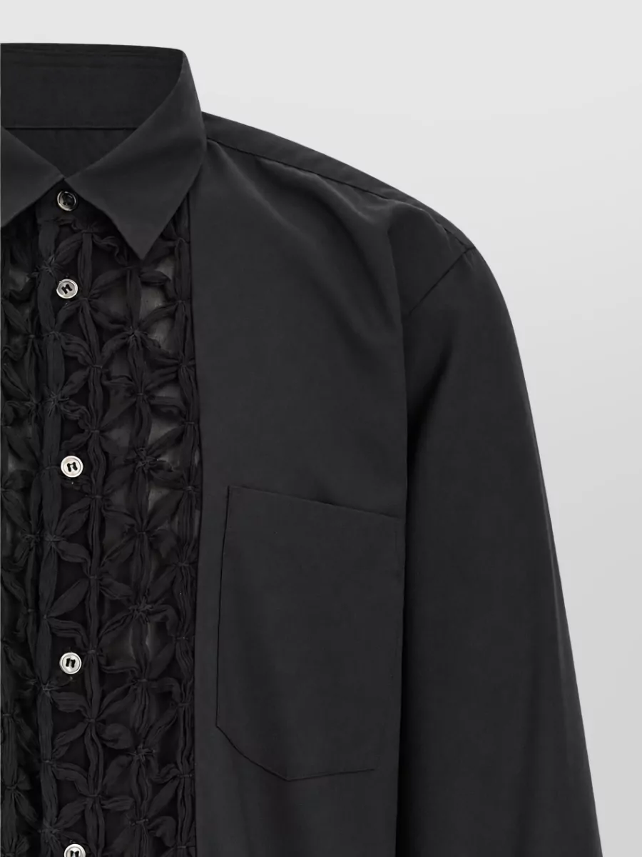 Comme Des Garçons Paneled Shirt