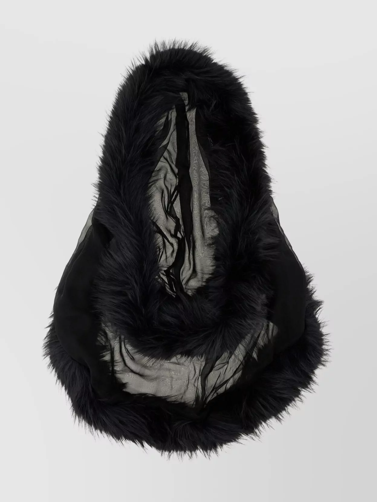 Dsquared2 Hooded Collar Scarves And Foulards Black