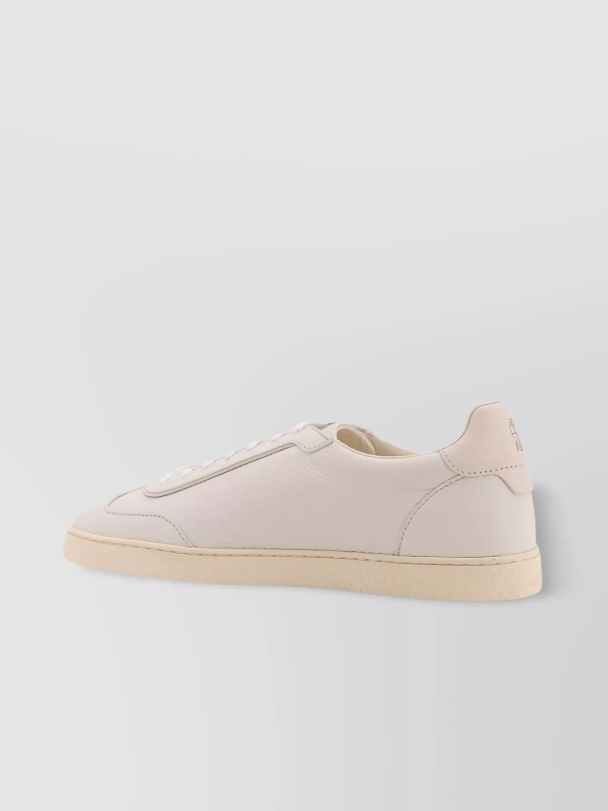 Brunello Cucinelli Leather Low-Top Sneakers Rubber Sole