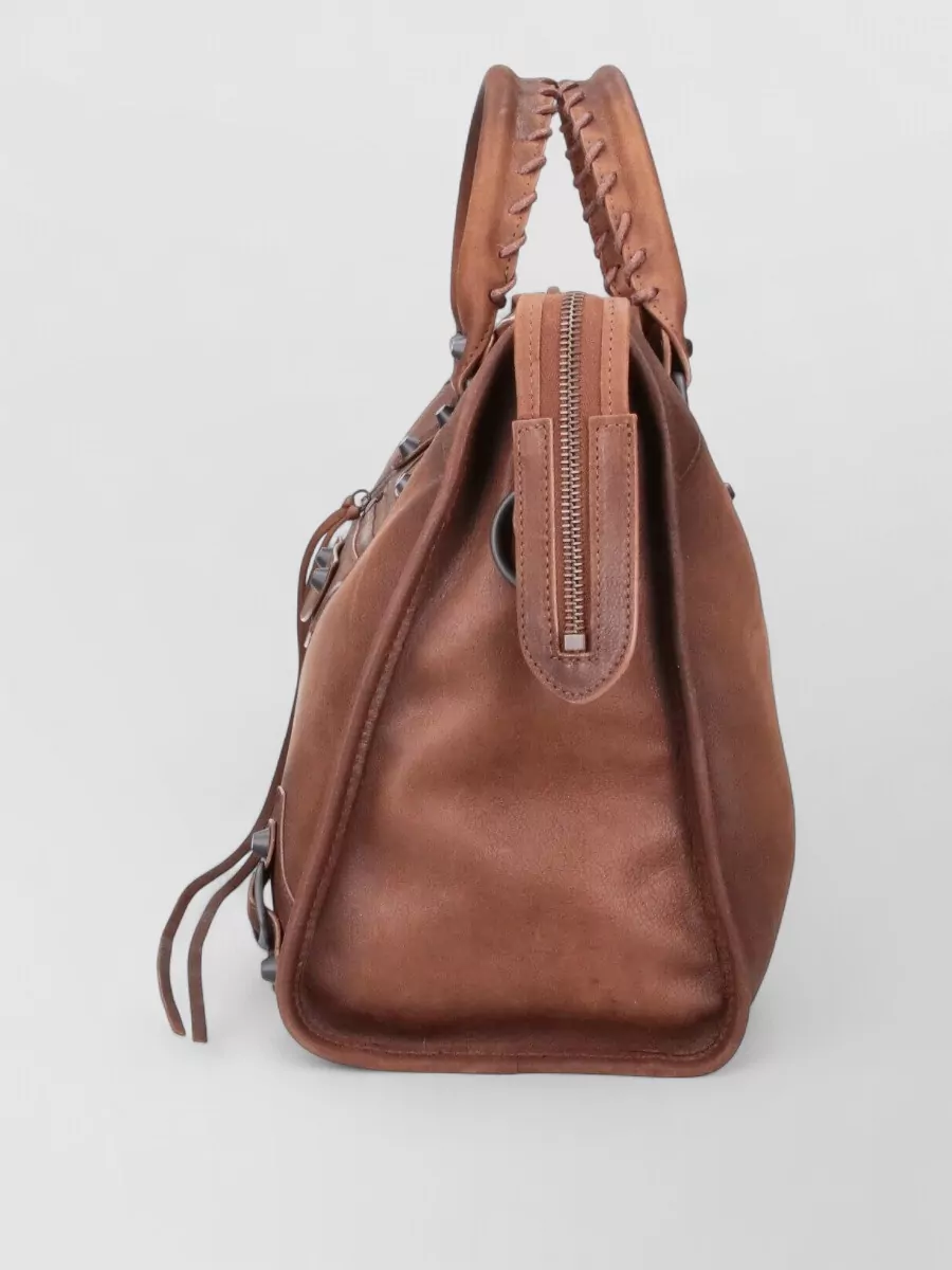 Balenciaga Le City Medium Leather Tote Bag