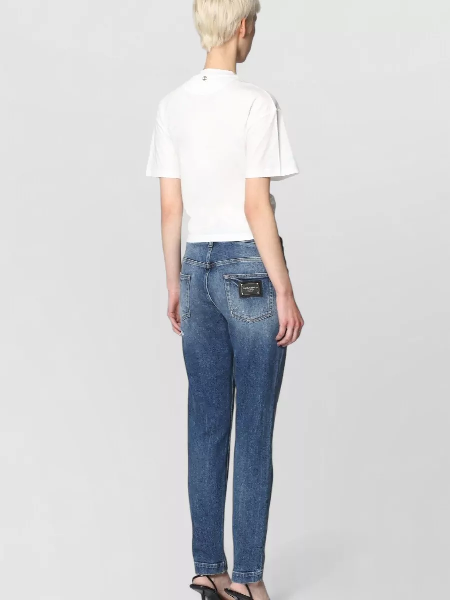 Dolce&Gabbana Stretch Denim Jeans Five Pocket Belt Loops