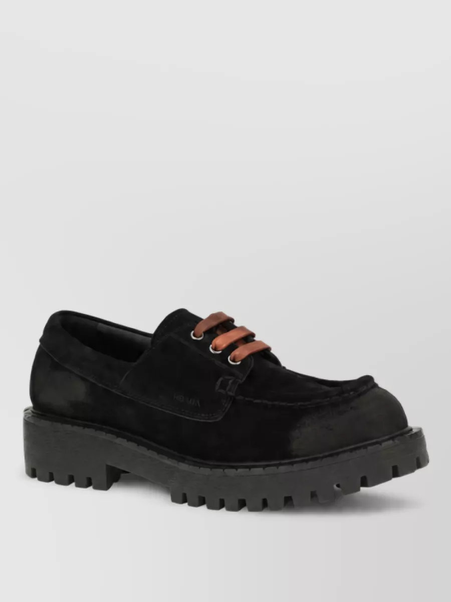 Prada suede derby shoes