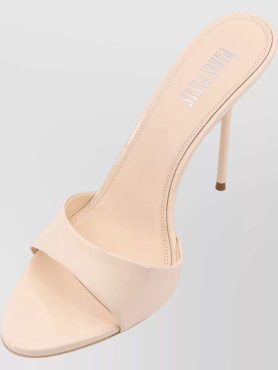 Paris Texas Flat Sandals Open Toe Thin Heel