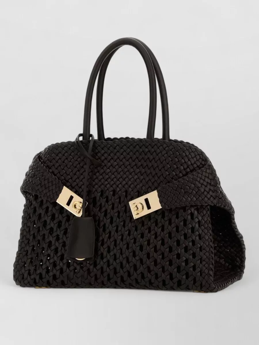 Ferragamo The Hug Bag Leather Shoulder Bag