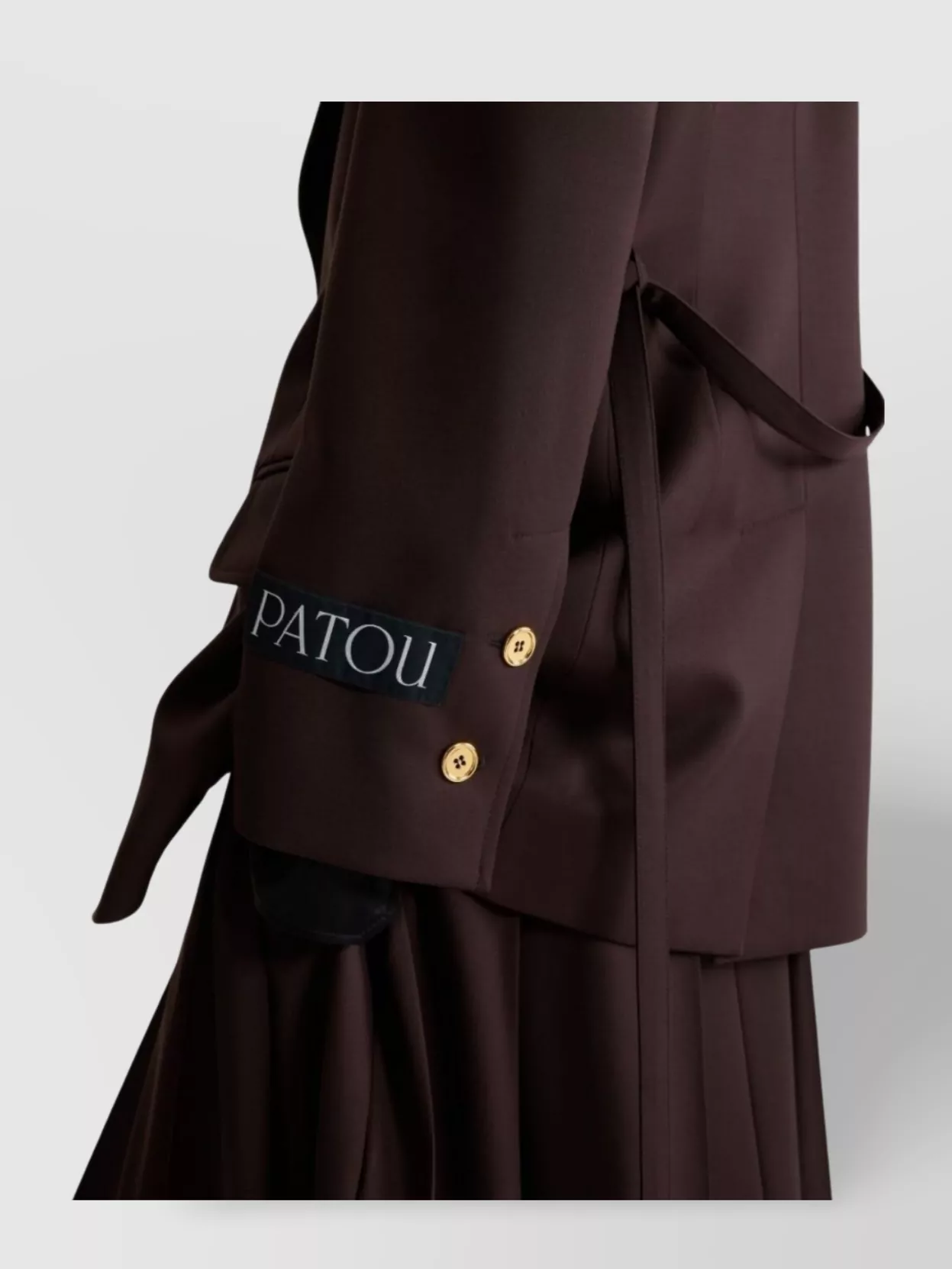 Patou Jacket Relaxed Fit Notched Lapel