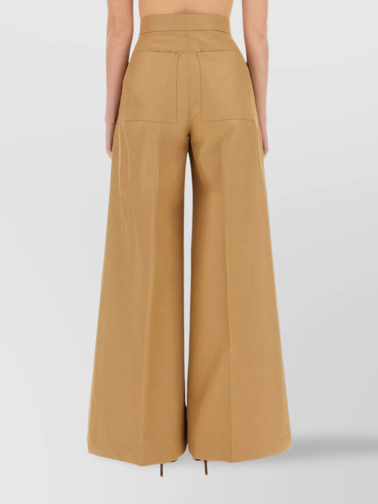Max Mara Cotton Wide-Leg Trousers