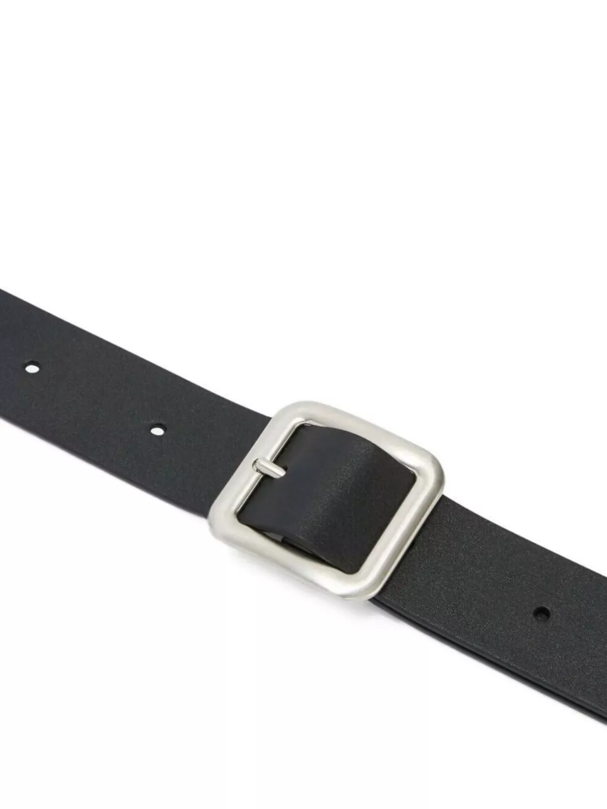 Jil Sander Square Buckle Adjustable Belt 3.5cm In Black