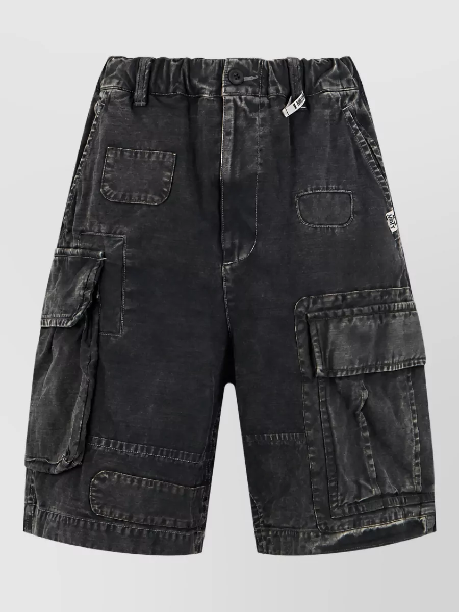 Maison Mihara Yasuhiro denim cargo shorts