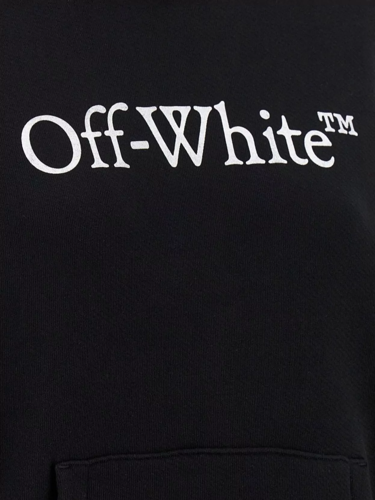 Off-White Large Logo Casual Hoodie