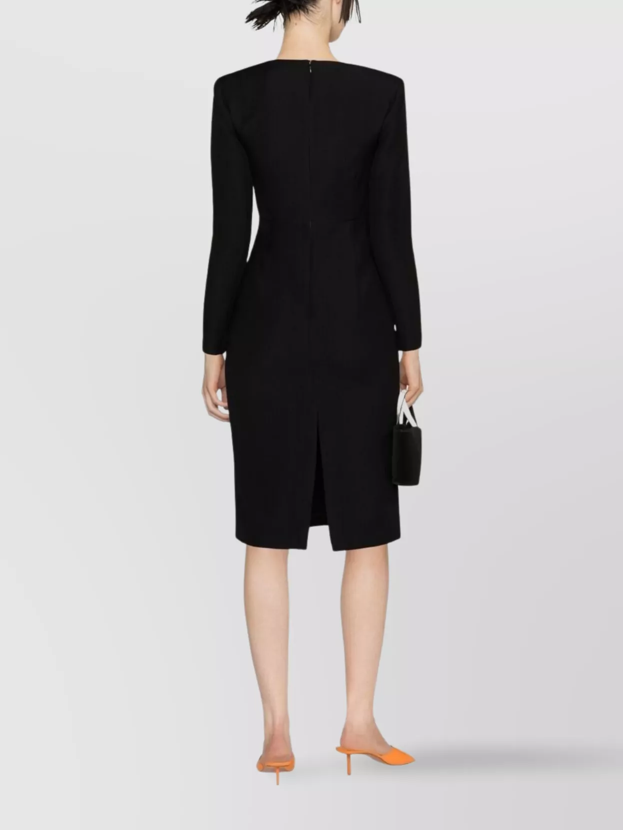 Shop Roland Mouret Wool And Silk Blend Tube Dress Midi