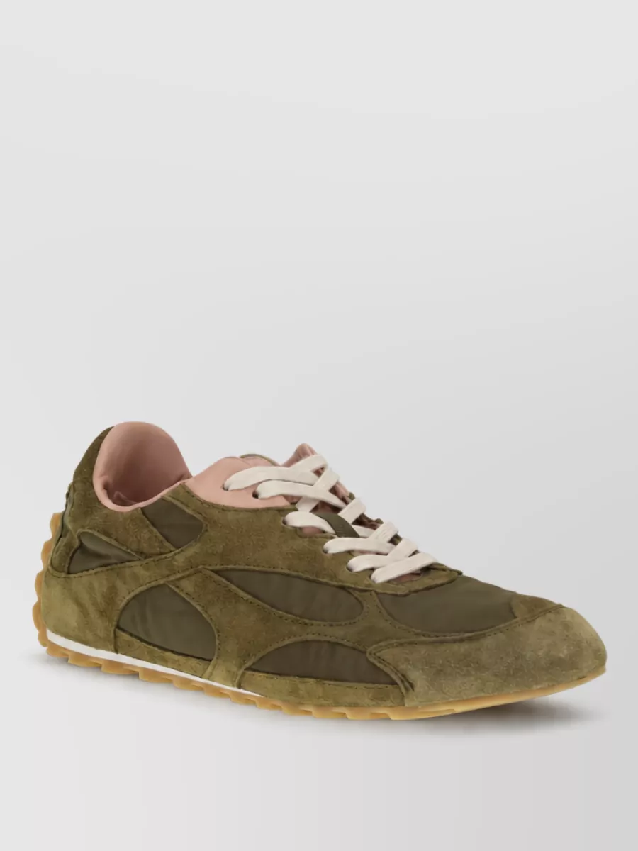 Bottega Veneta Leather Lace-Up Sneakers