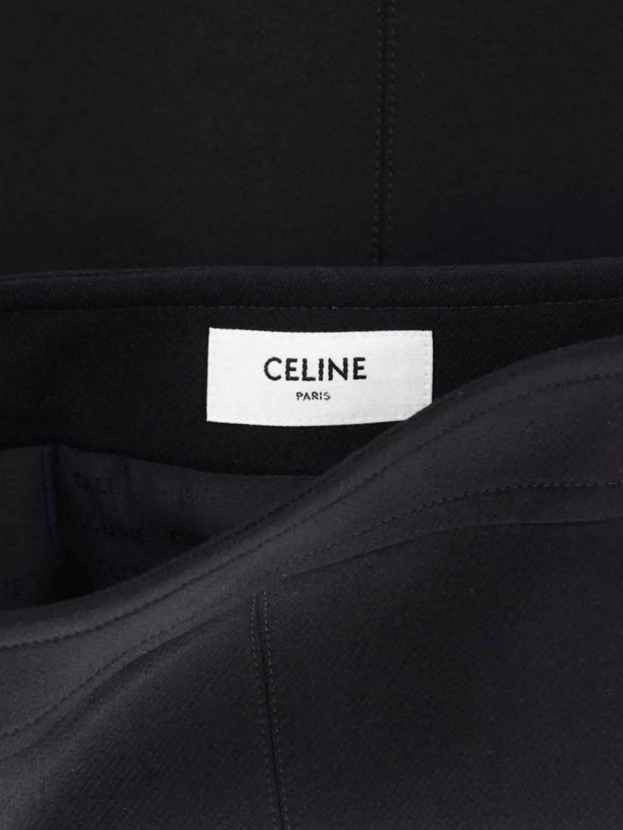 Celine High-Waisted A-Line Midi Skirt Design