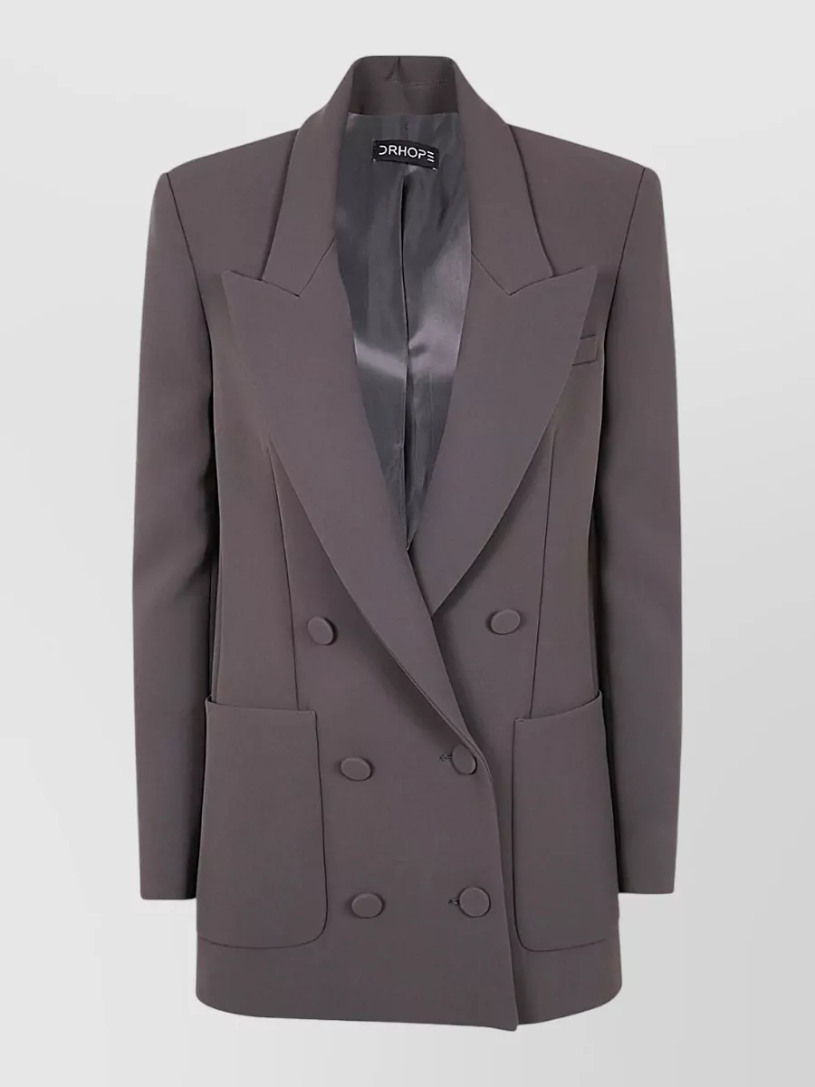 DrHope oversized double breasted coat