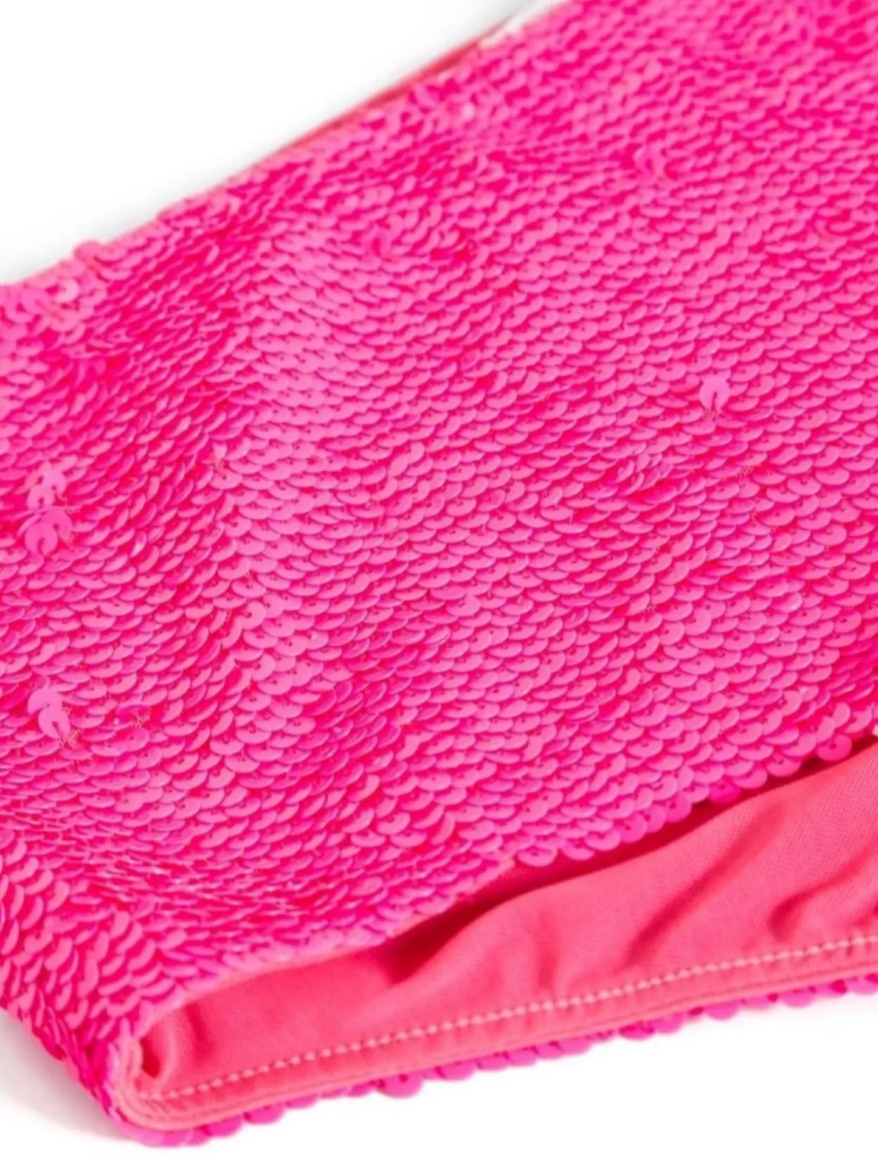 P.a.r.o.s.h Sequined High-waisted Bikini Bottoms