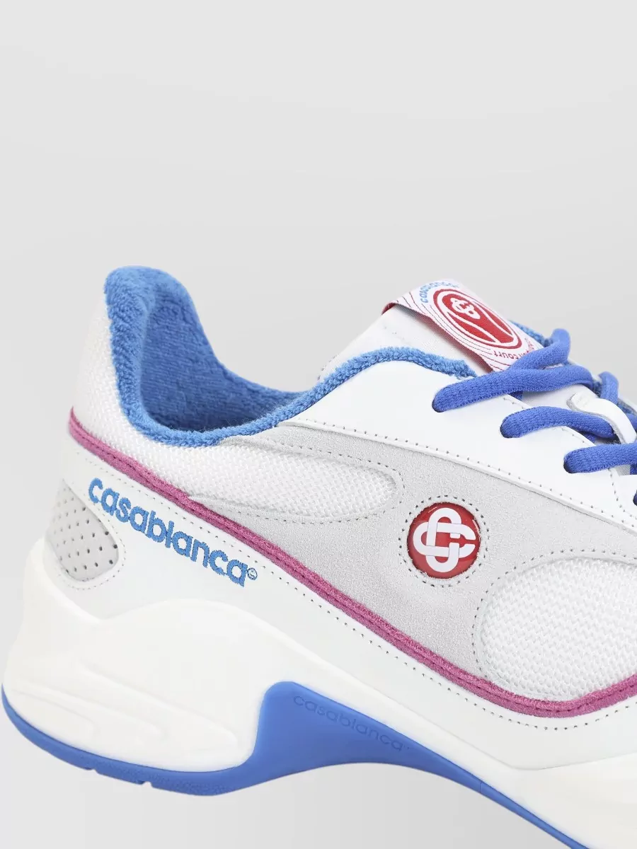 Casablanca Leather Low-Top Sneakers