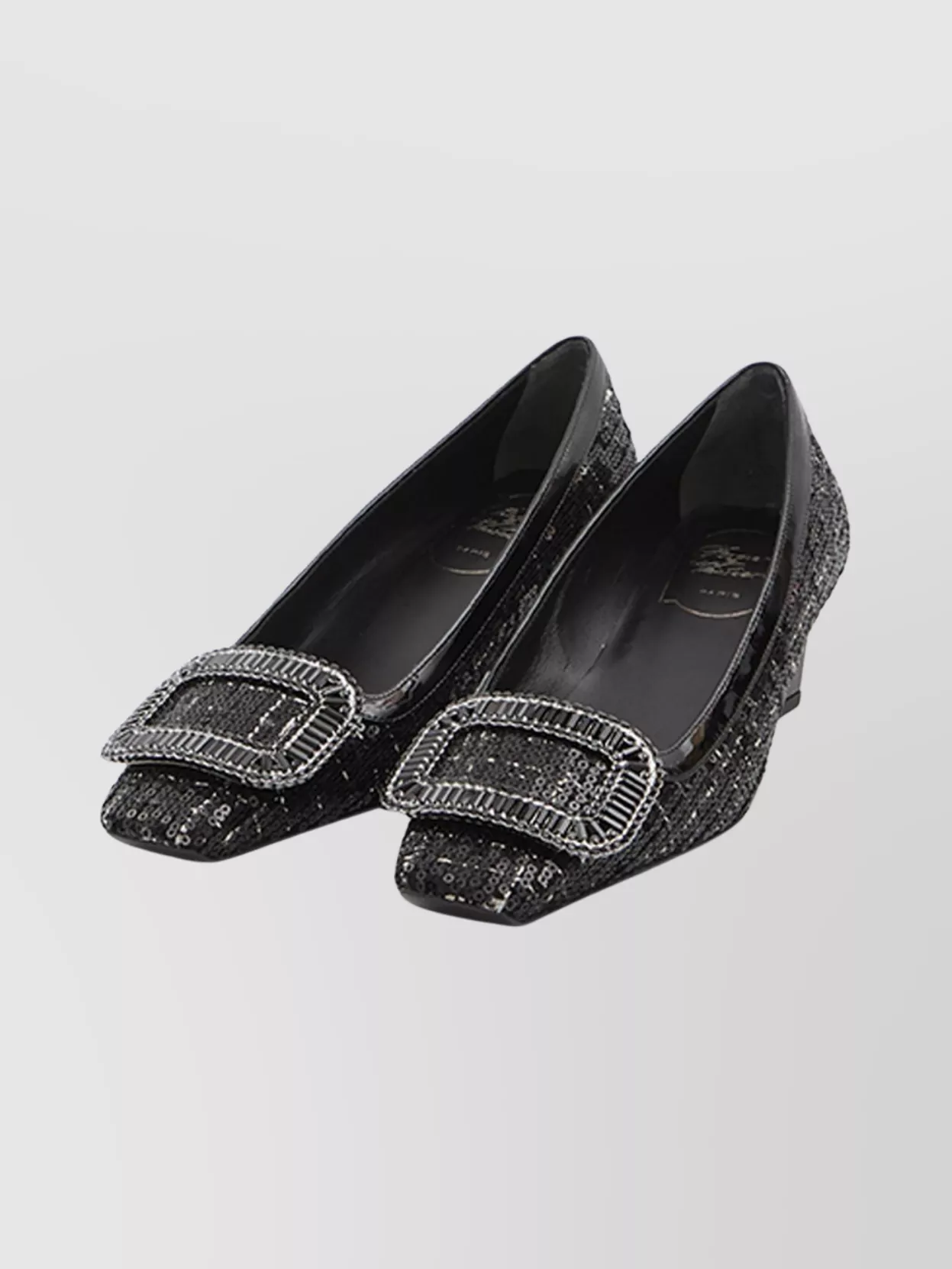 Roger Vivier Rhinestone Buckle Pumps Skyscraper Heel