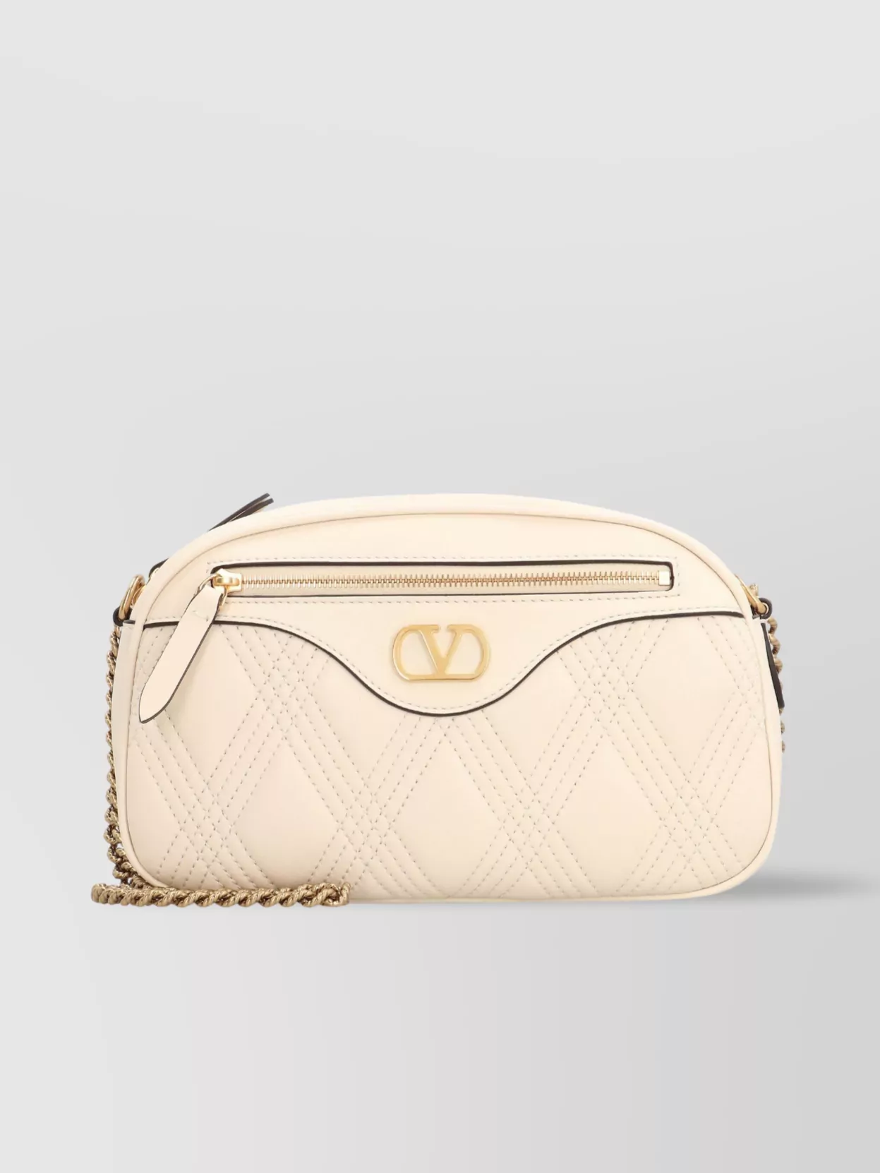 Valentino Quilted Leather Chain Shoulder Bag