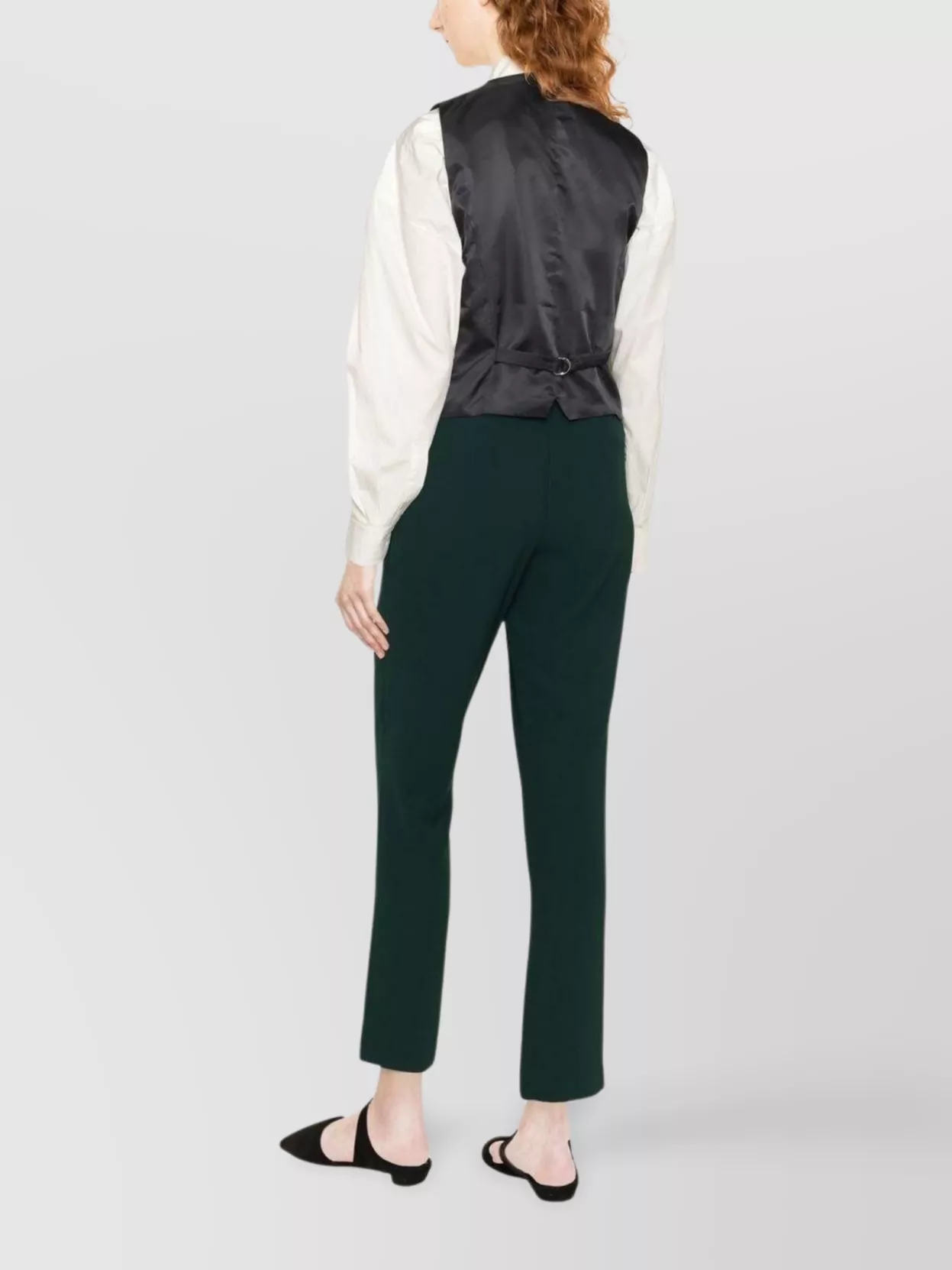 P.a.r.o.s.h Trousers Cropped Elasticated Waistband