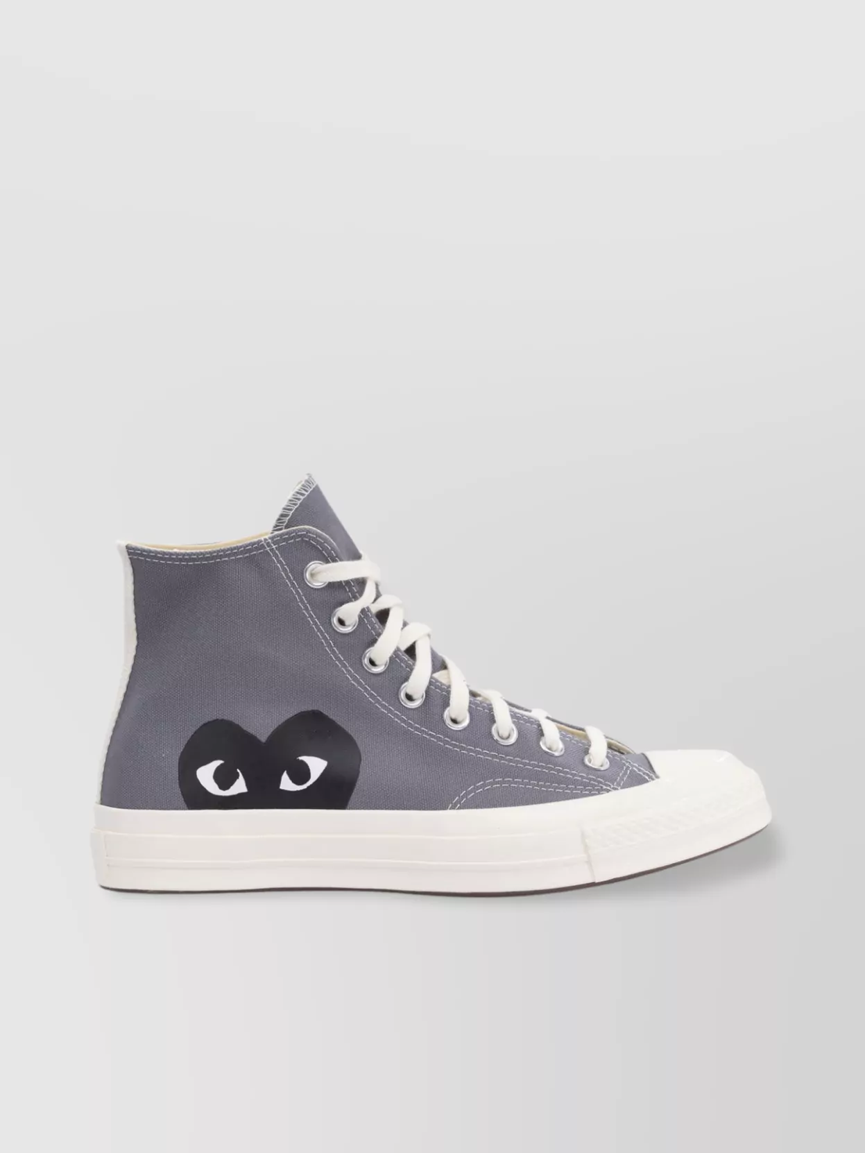 Comme Des Garçons Play Canvas Upper Rubber Sole Eyelet Detailing