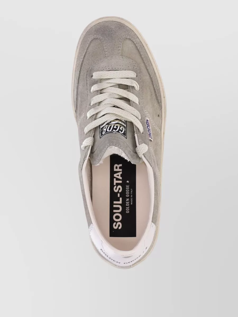 Golden Goose Leather Low Top Lace-Up Sneakers