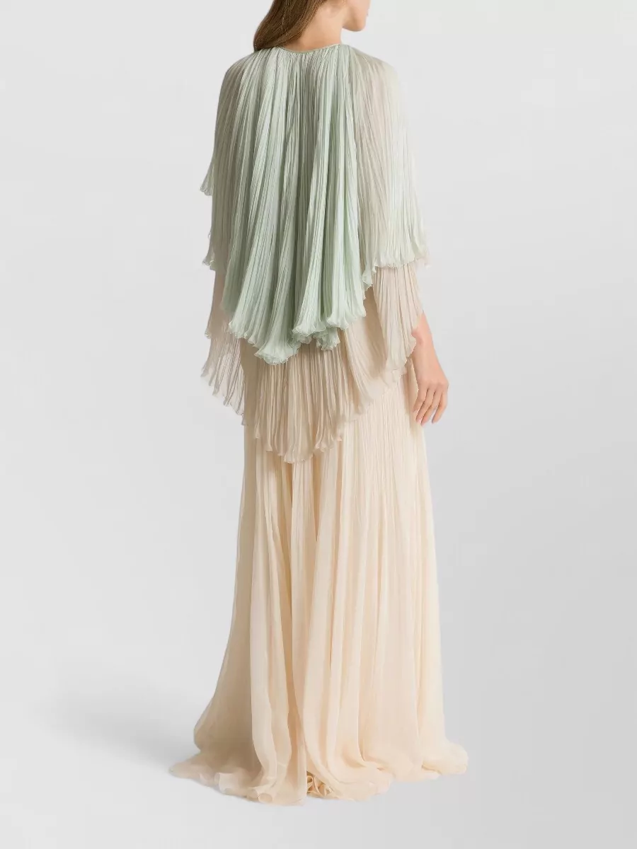 Alberta Ferretti Silk Maxi Dress
