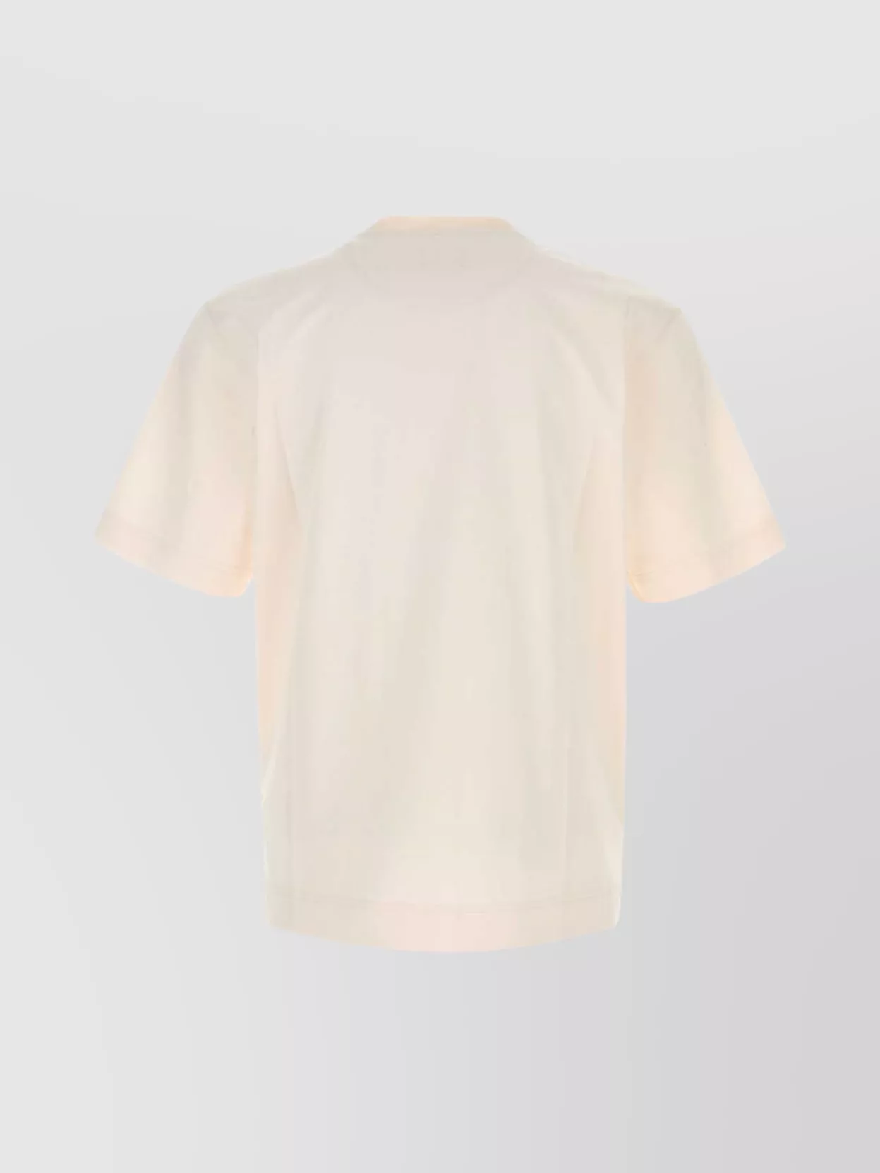 Fendi Crew Neck Short Sleeve Fitted T-shirt In White