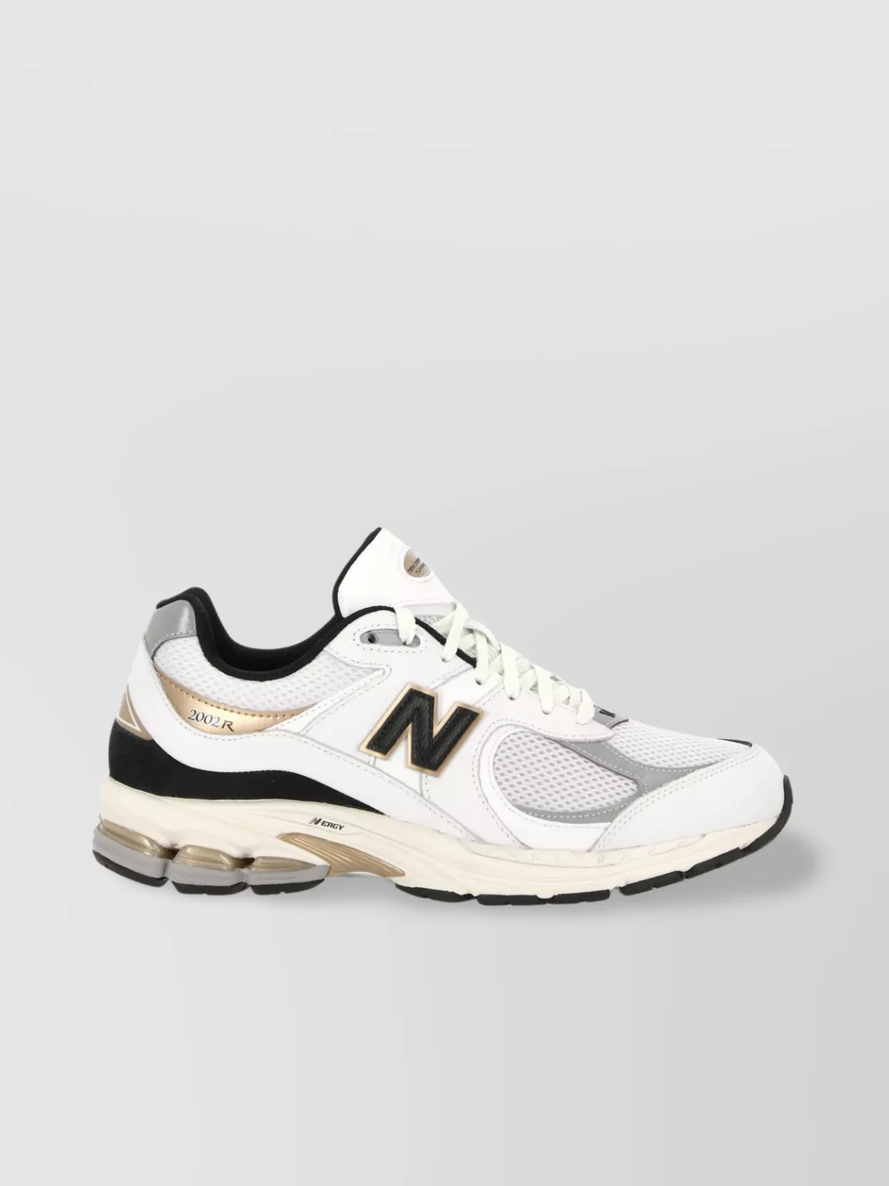 New Balance Mesh Upper 2002 Rubber Outsole Sneakers In White