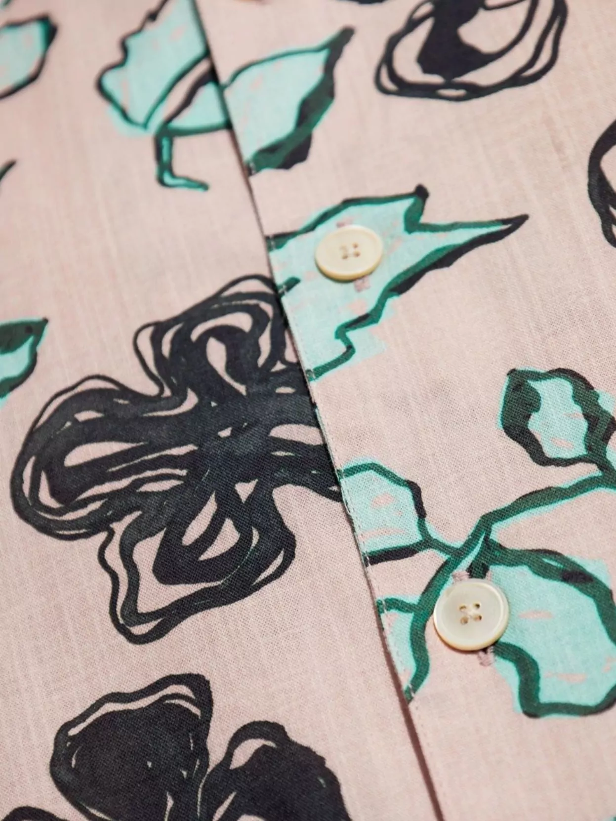Shop Paul Smith Floral Pattern Organic Cotton Shirt