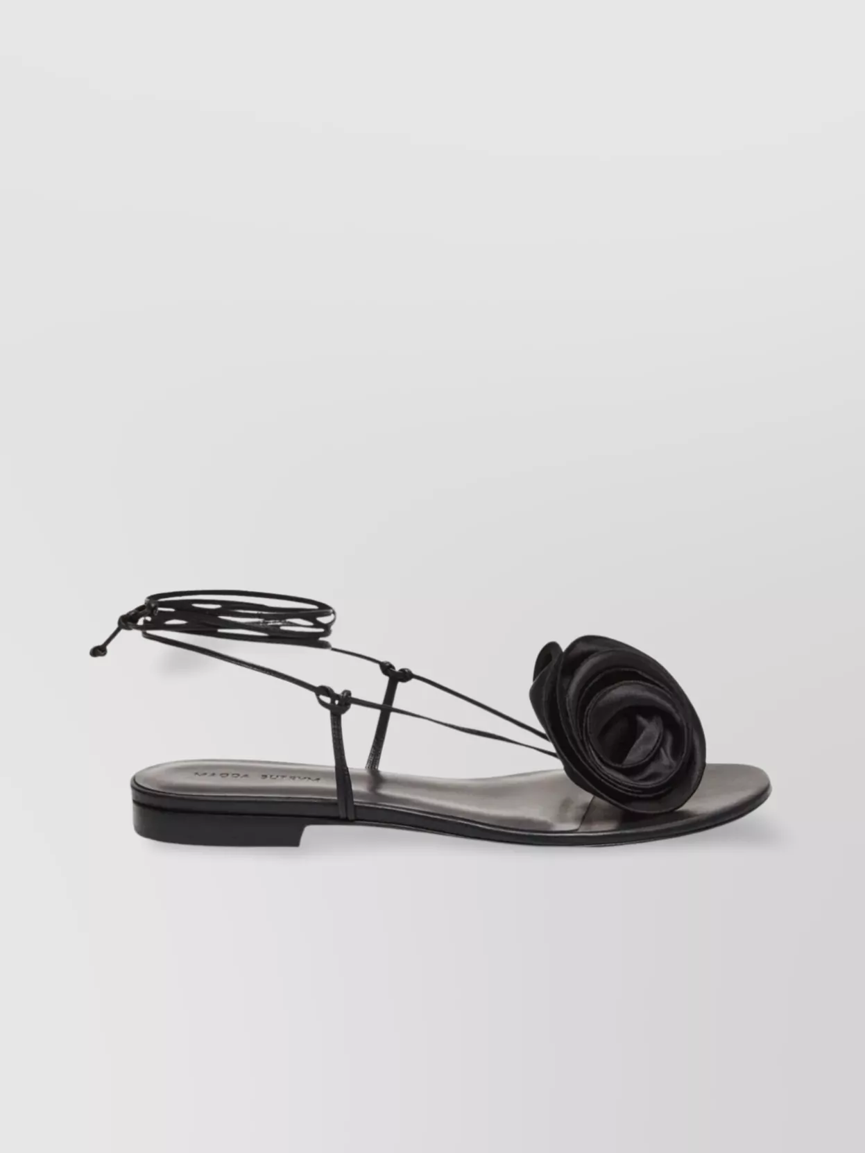 Magda Butrym Floral Embellished Flat Sandals