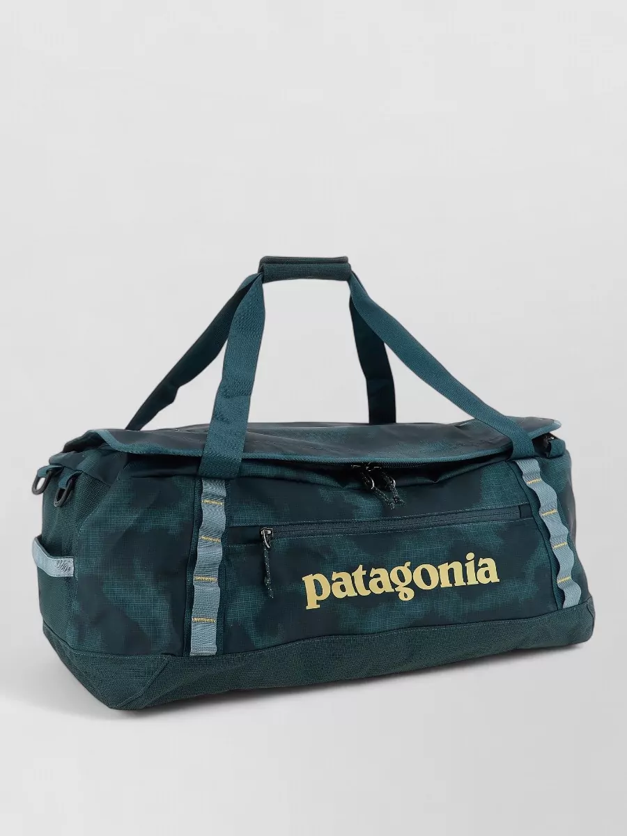 Patagonia printed duffel bag