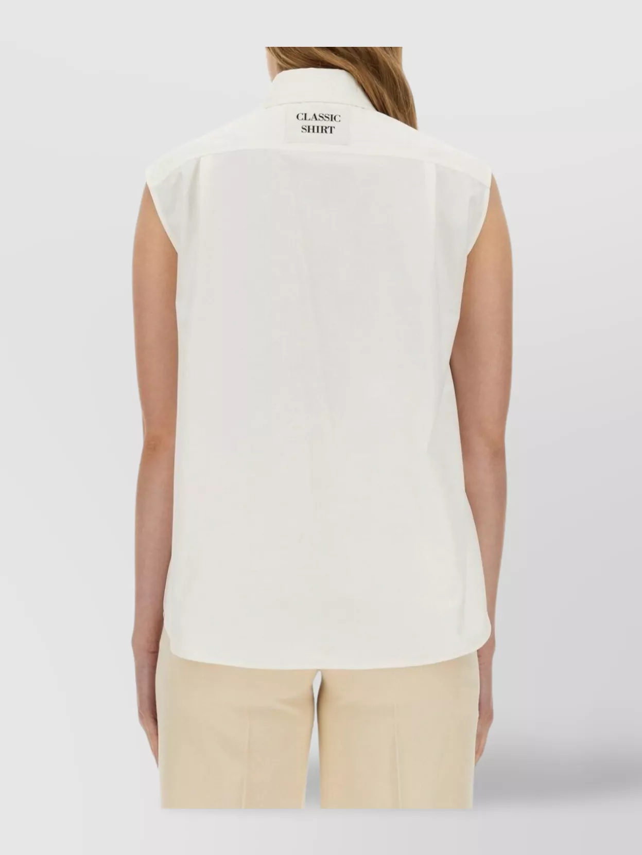 Moschino Collared Pleated Poplin Shirt
