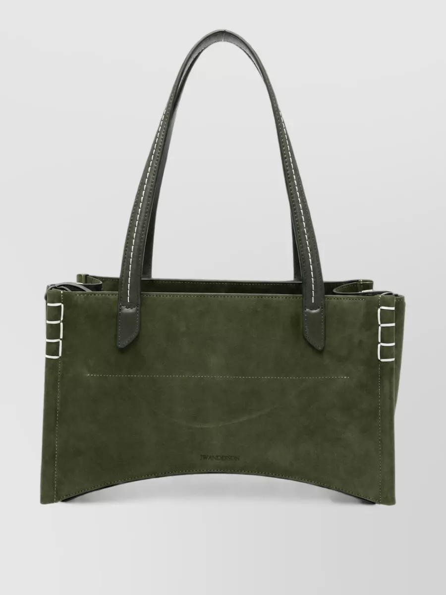 JW Anderson loafer bag suede shoulder bag
