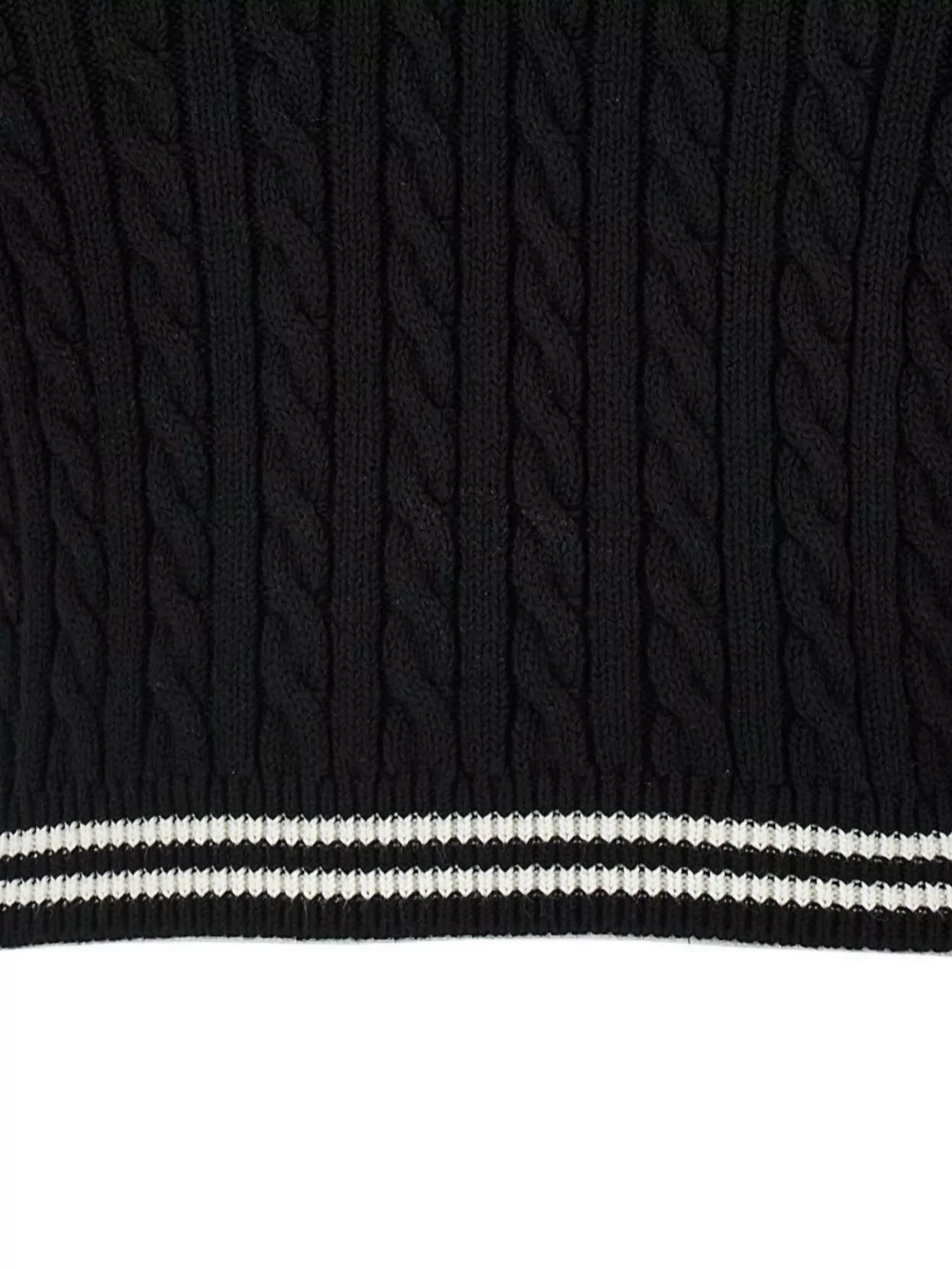 Alessandra Rich Braided Cotton Polo Shirt With Contrast Details
