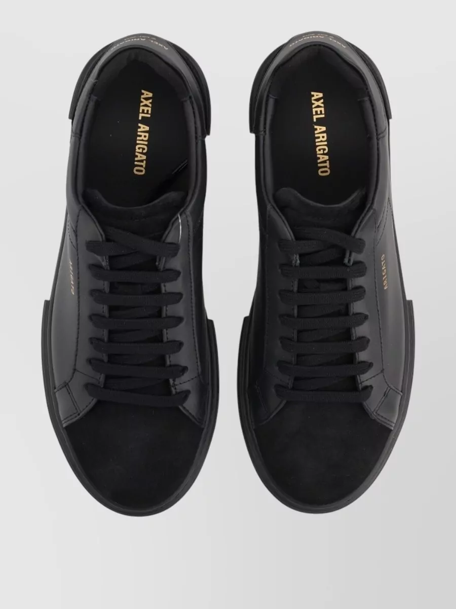 Axel Arigato Low-Top Round Toe Sneakers With Rubber Sole