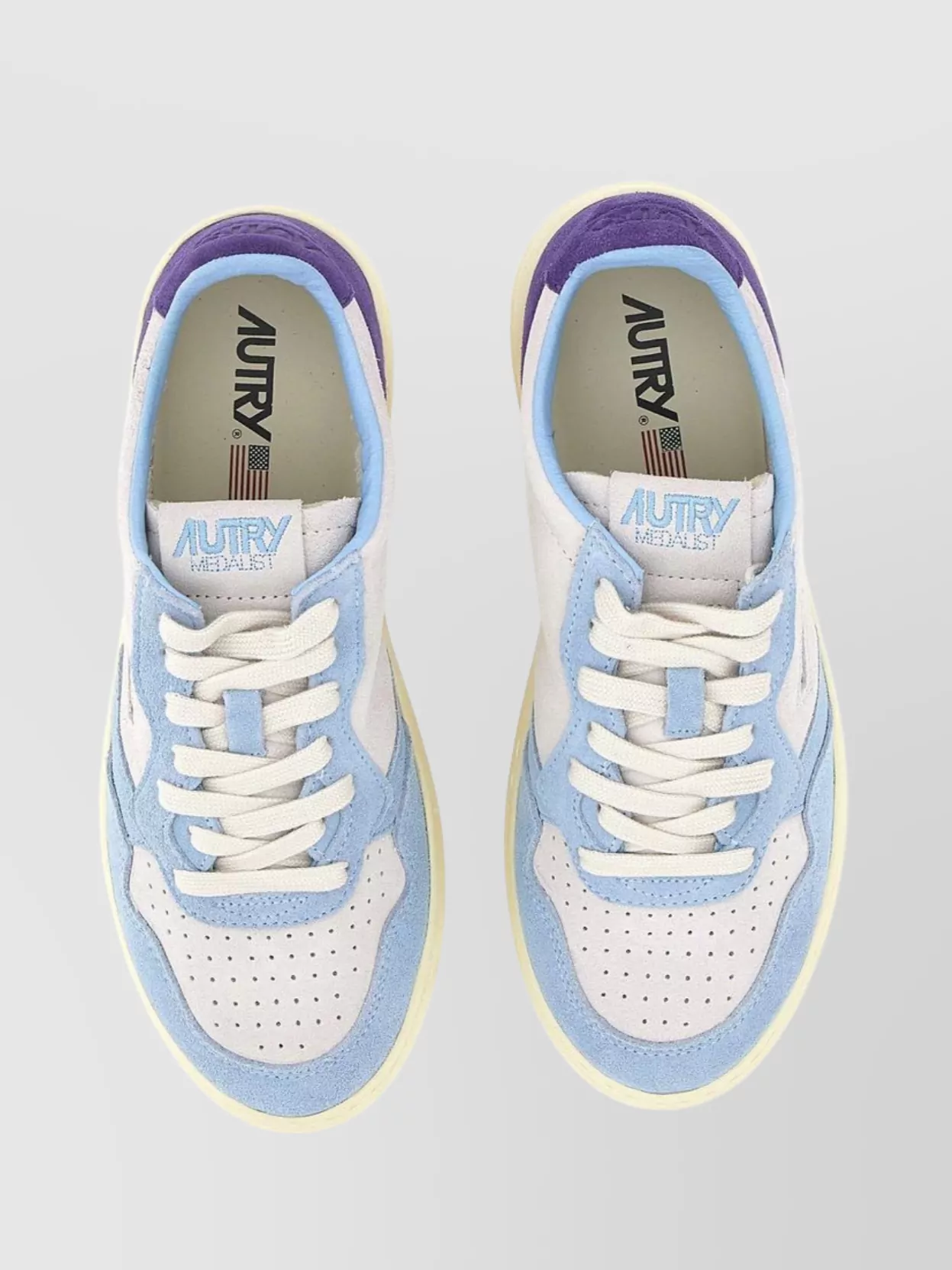 Autry 'Ts02' Perforated Toe Rubber Sole Sneakers