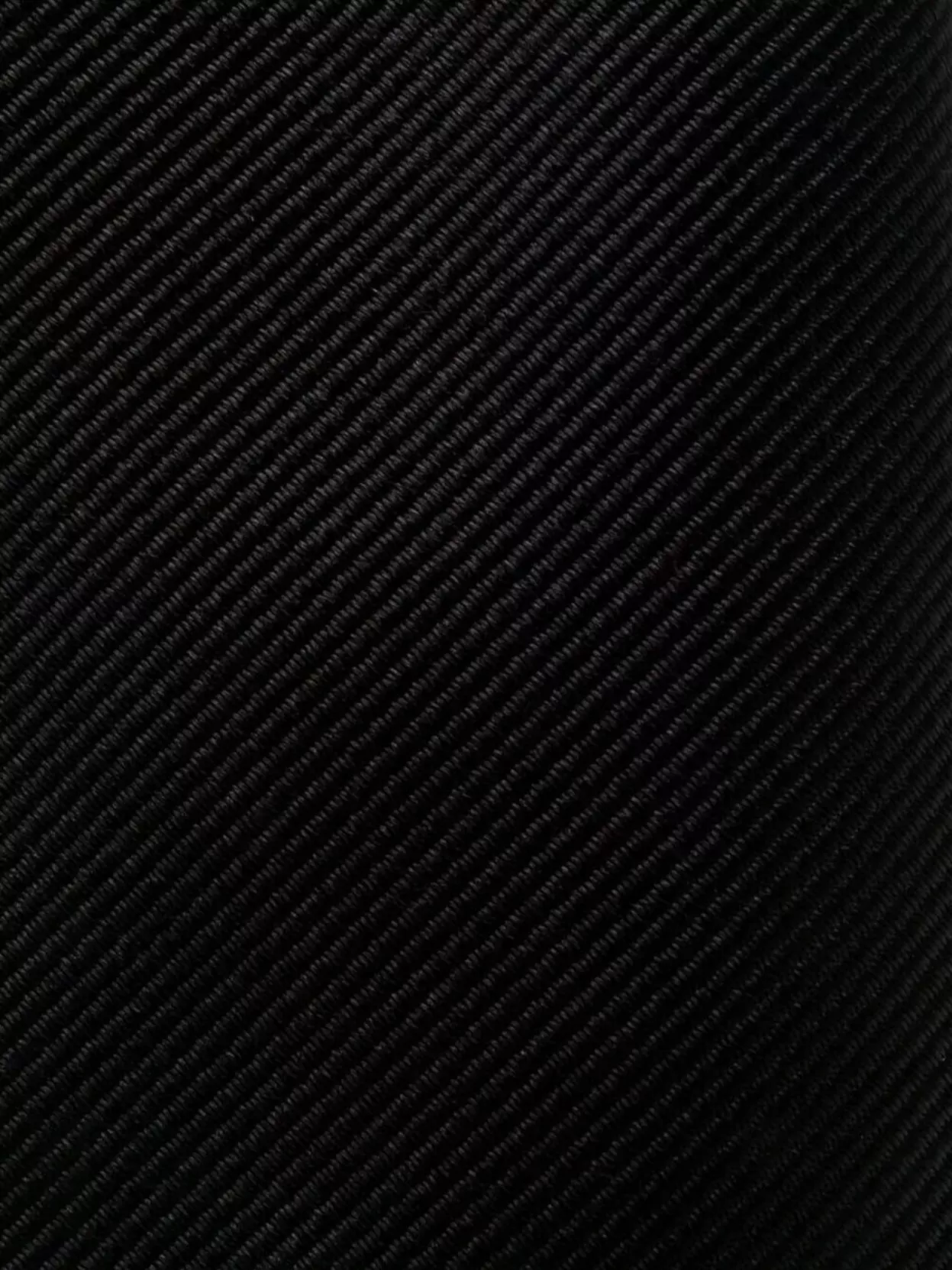 Saint Laurent Skinny Silk Grosgrain Tie