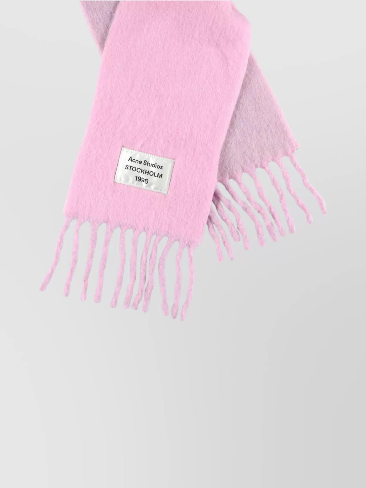Acne Studios Luxurious Soft Fringed Edge Scarf