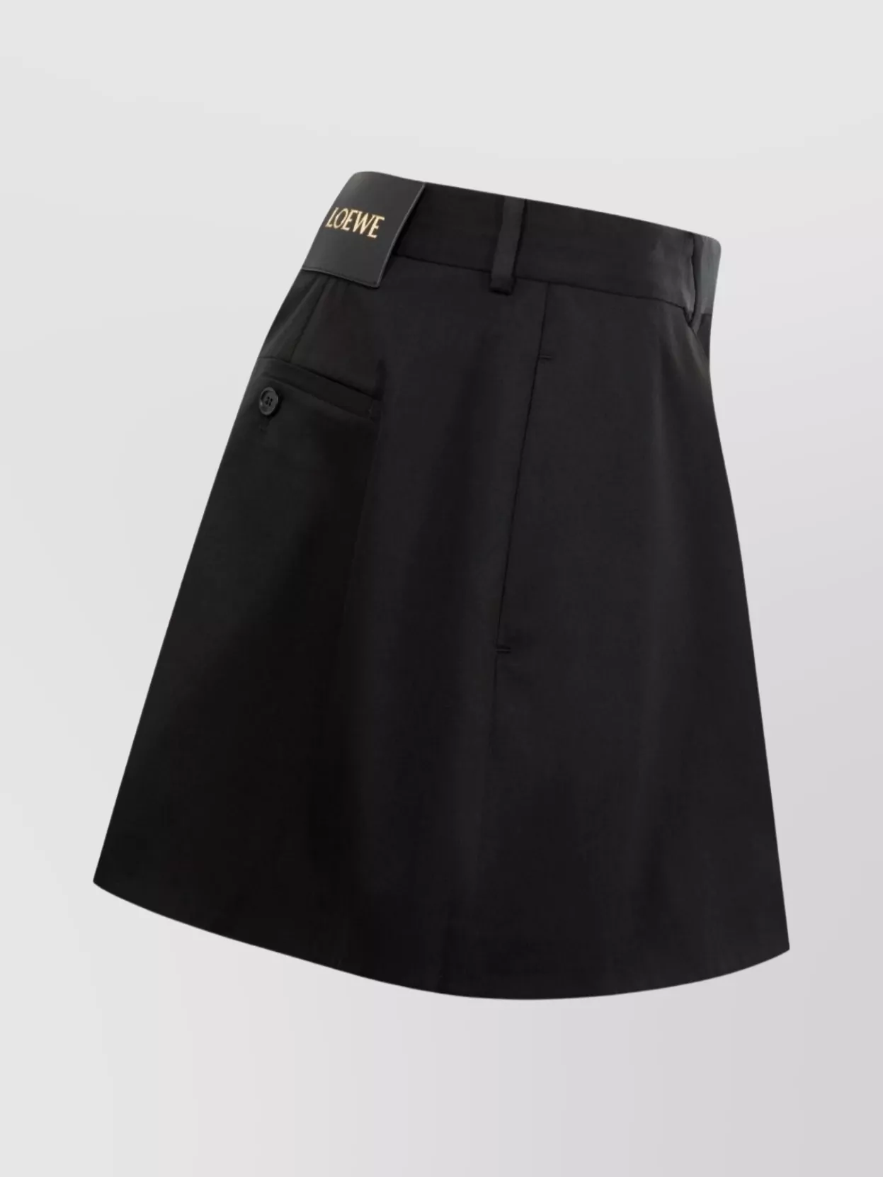 Shop Loewe Tailored Shorts With Button And Pockets