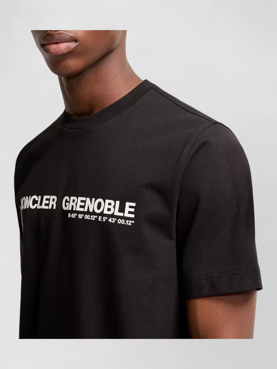 Moncler Ribbed Crew Neck Short Sleeve T-Shirt