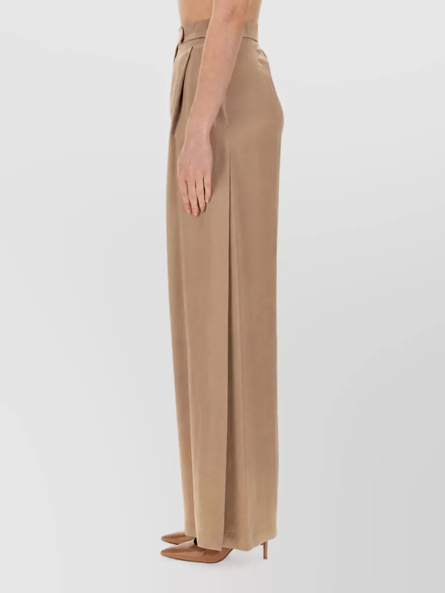 Max Mara Silk Wide-Leg Trousers