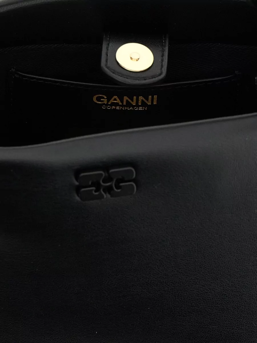 Ganni Bou Mini Leather Shoulder Bag