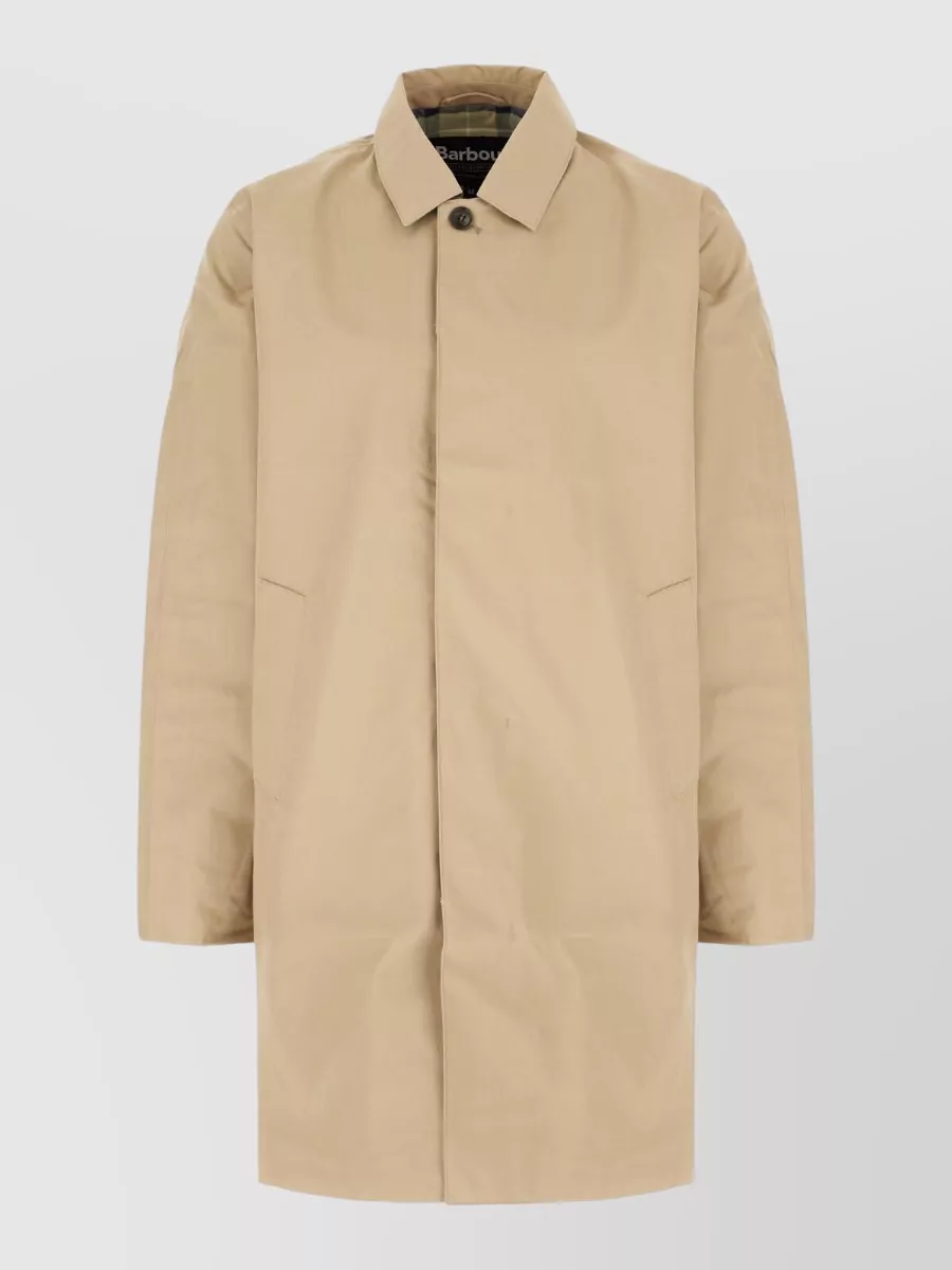 Barbour single-breasted coat