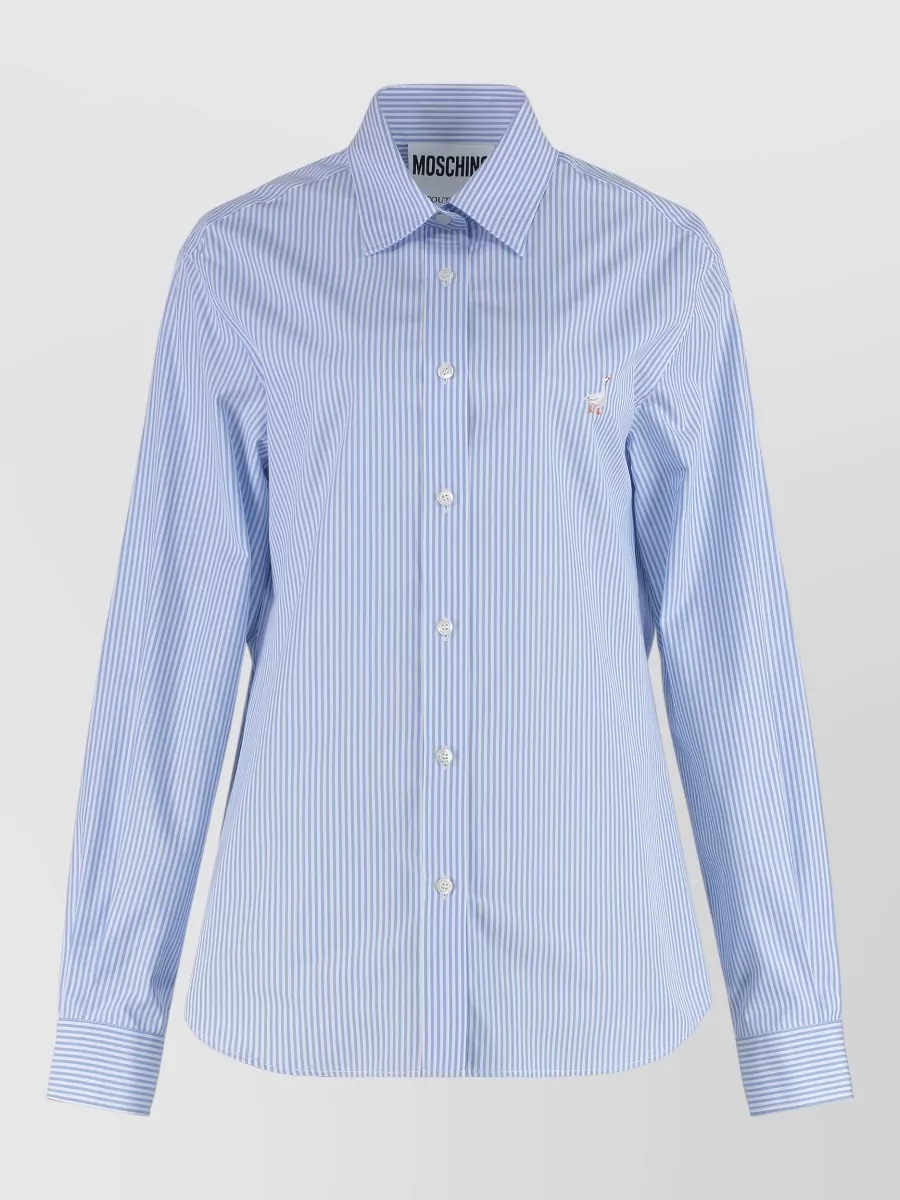 Moschino striped cotton shirt