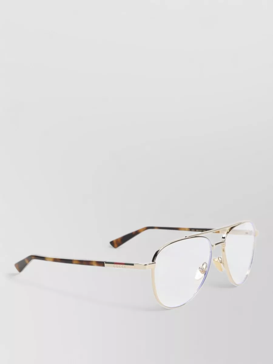Gucci Metal Aviator Sunglasses