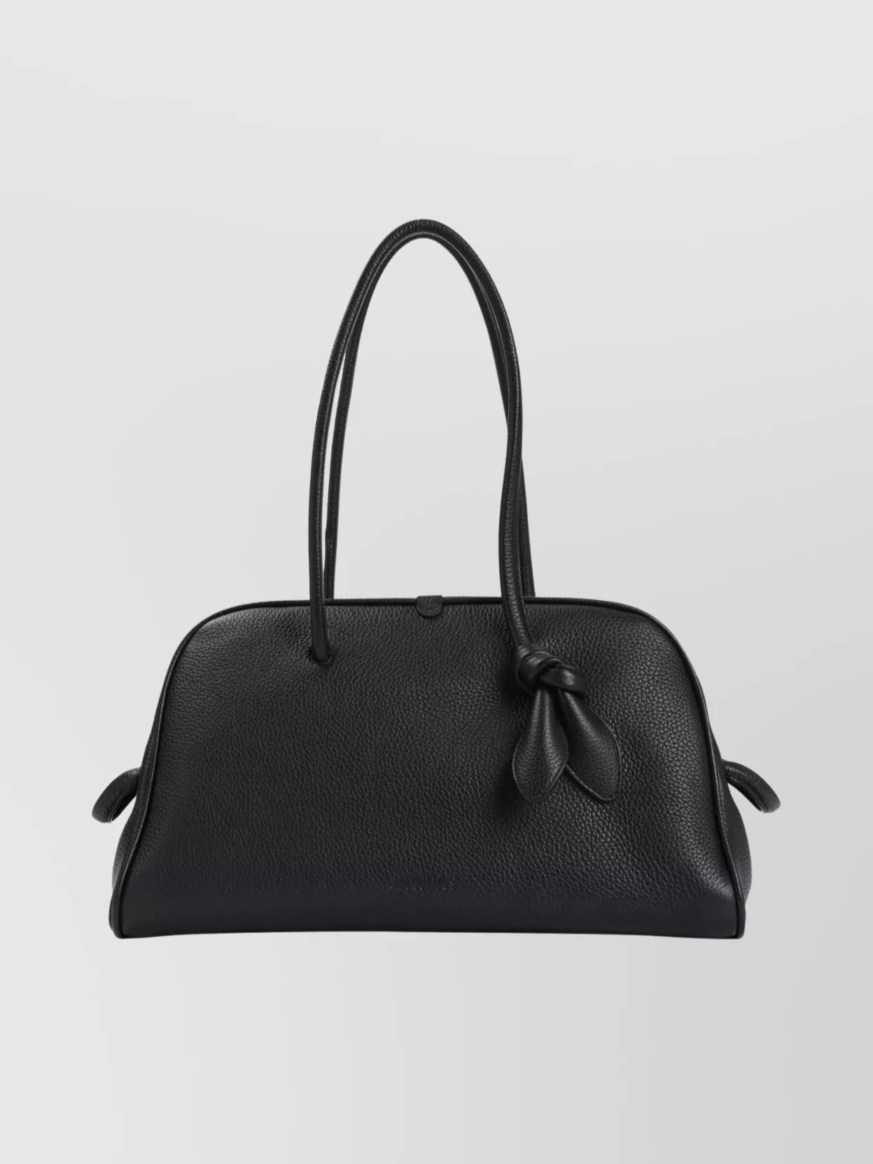 Jacquemus Structured Leather Tote Bow Detail