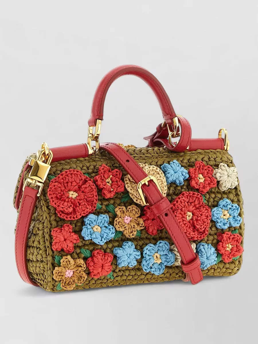 Dolce&Gabbana My Sicily Mini Crochet Shoulder Bag